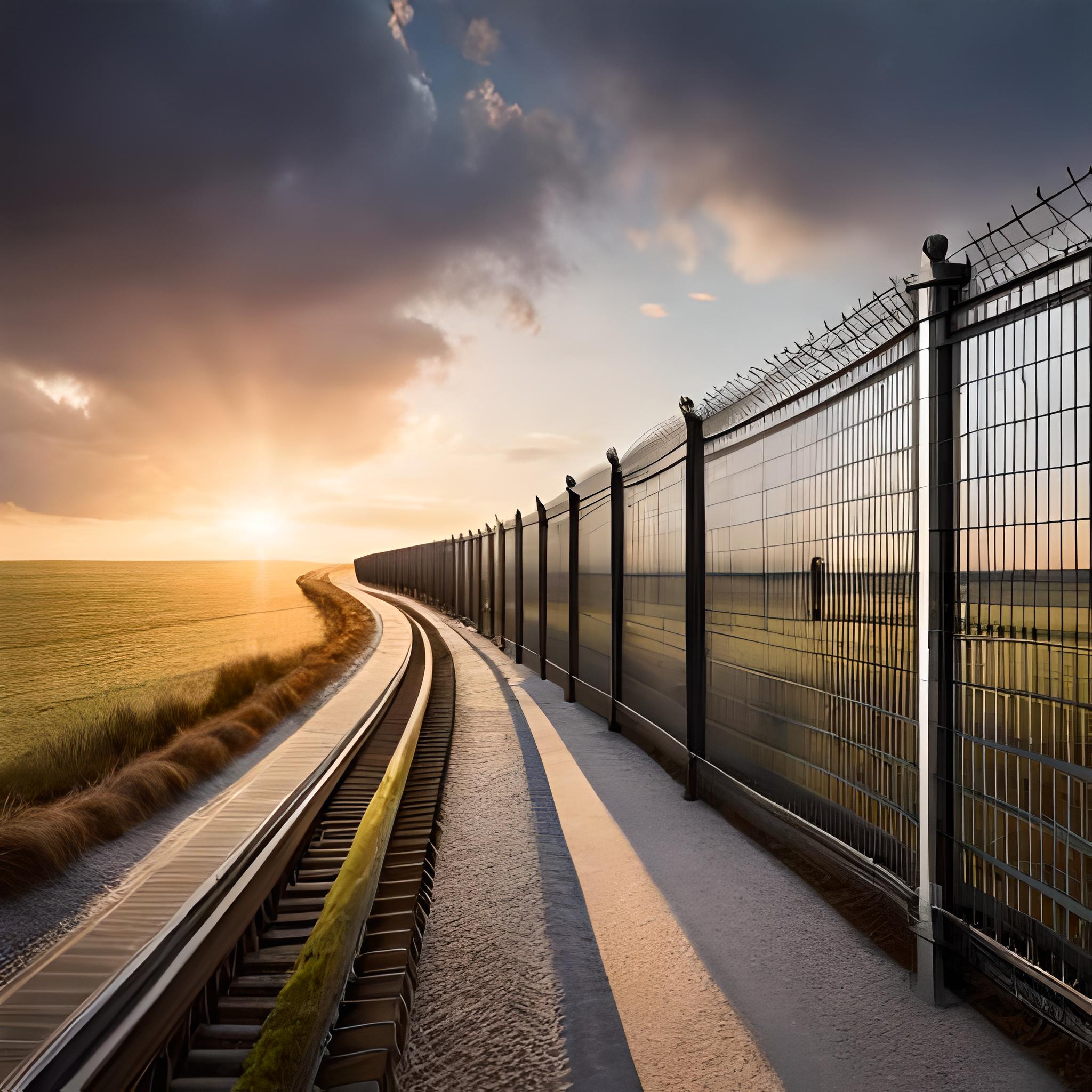barbed fences