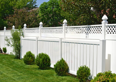 Vinyl fencing